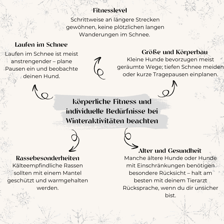 körperliche Fitness und individuelle Bedürfnisse bei Winteraktivitäten beachten?